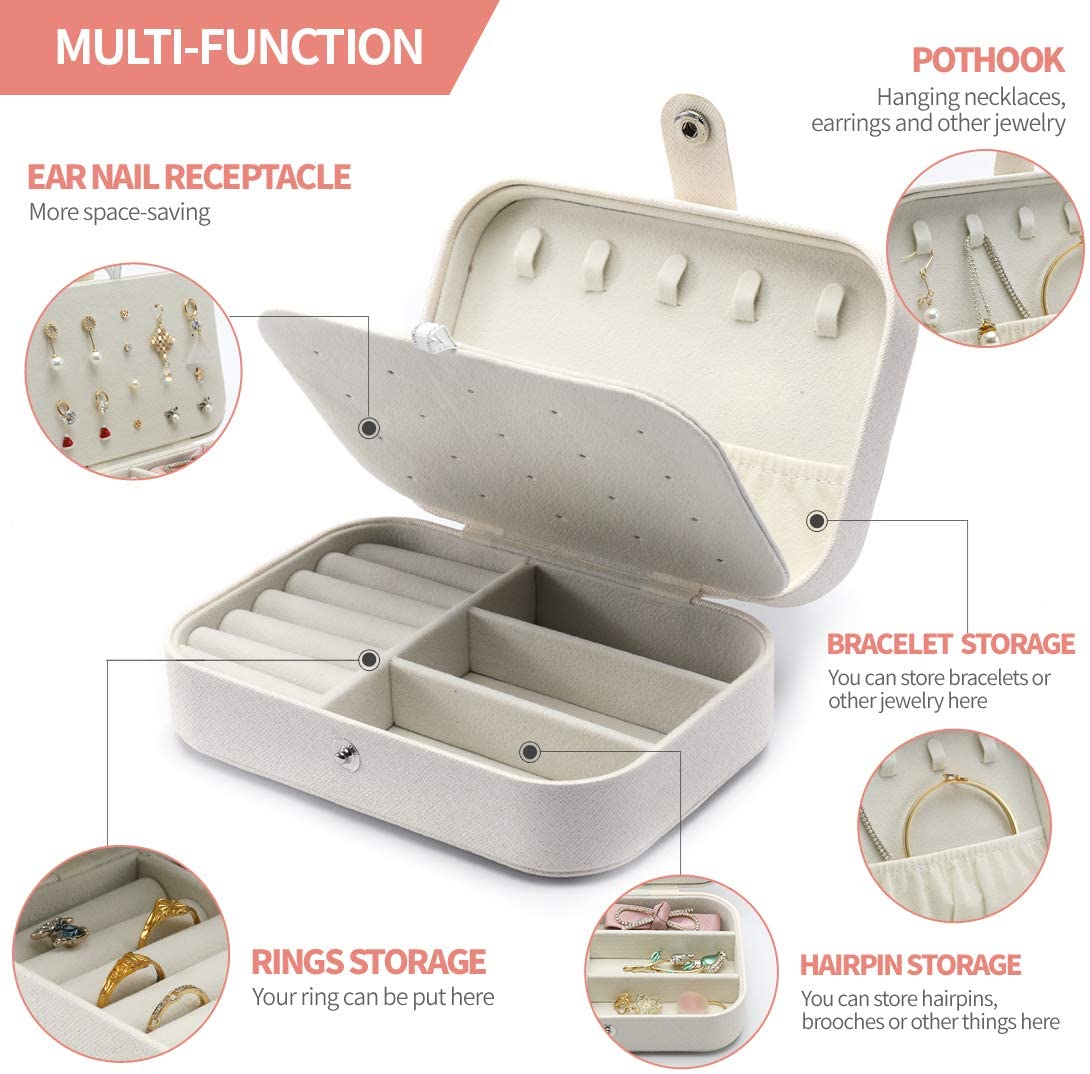 Jewellery Organizer Box (Pink)
