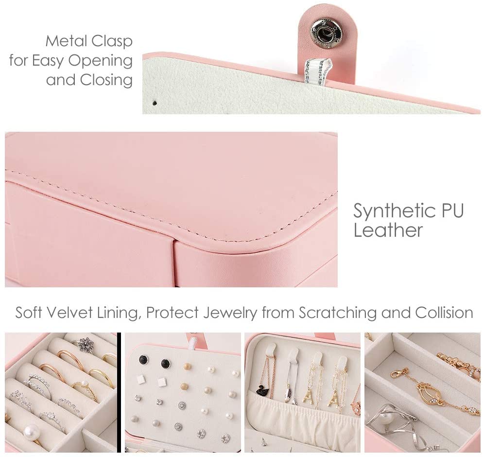 Jewellery Organizer Box (Pink)