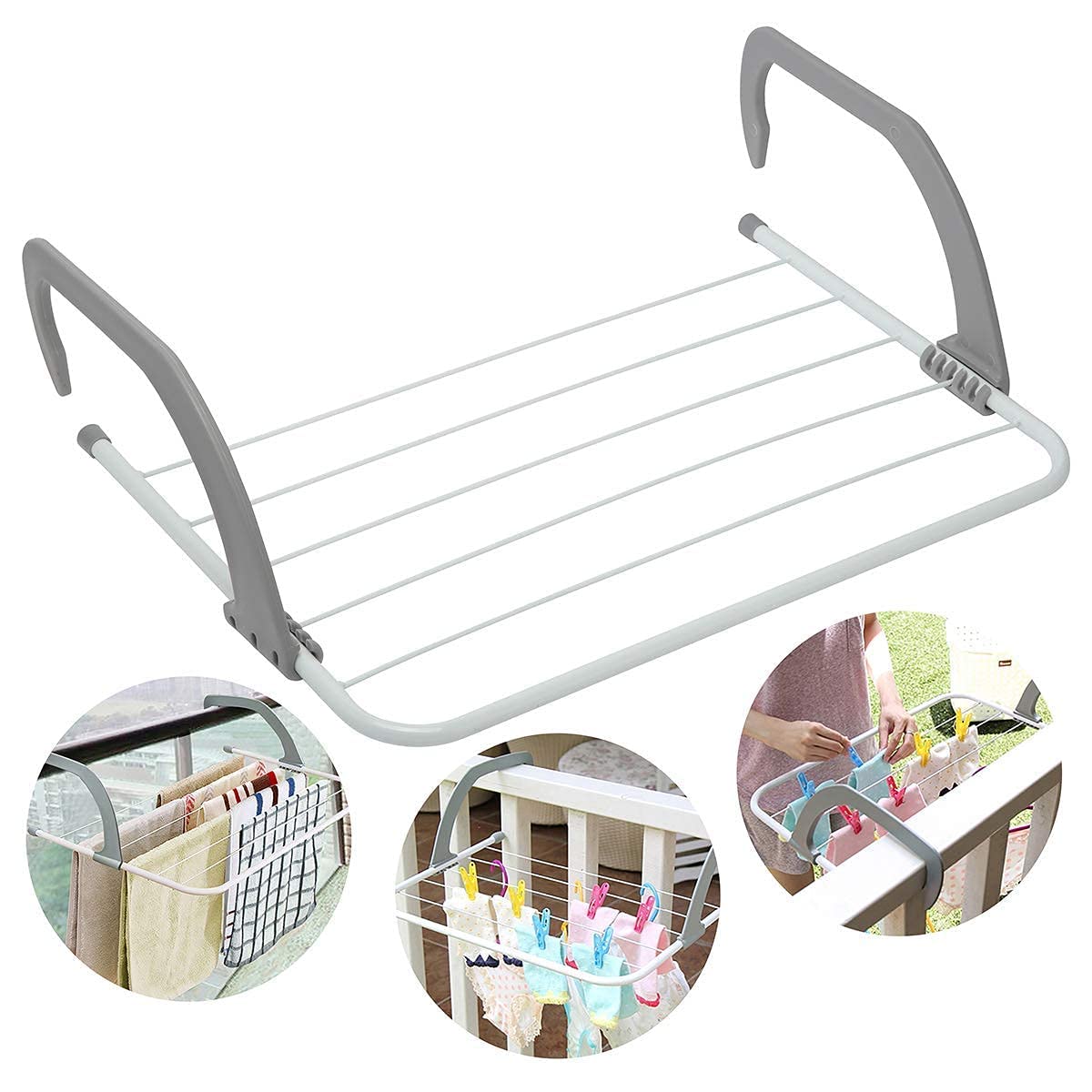 Foldable Clothes Drying Rack