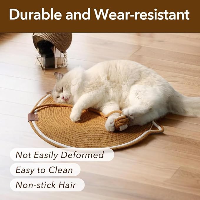 Cotton Thread Cat Mat, Woven Cat Scratch Pad