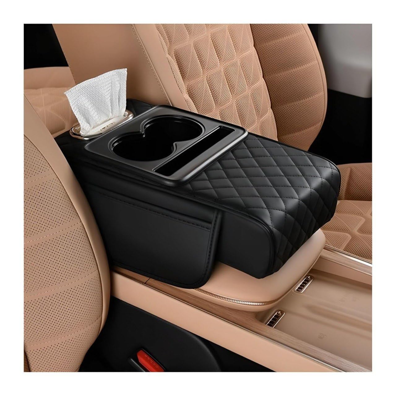 Premium Universal Car Armrest & Cup Holder
