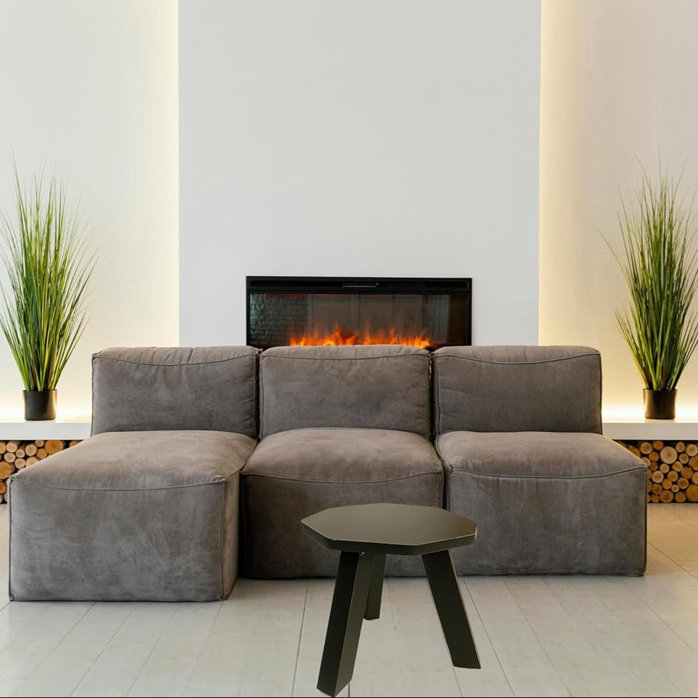 Foldable Mini Hexagonal Side Table Sturdy Legs, Perfect for Living Room