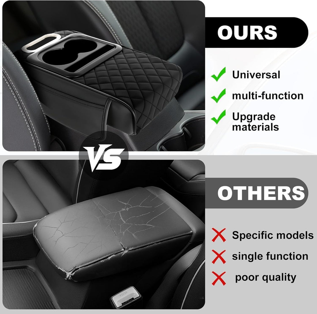 Premium Universal Car Armrest & Cup Holder