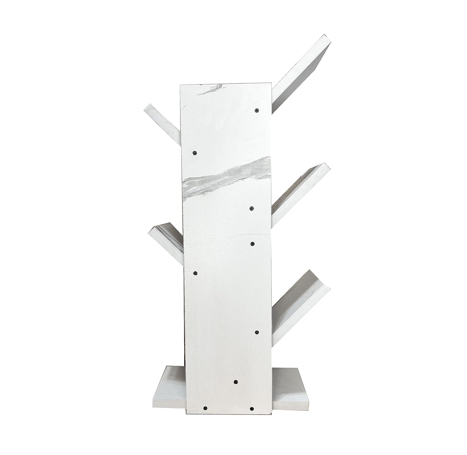 Wooden Tree Bookshelf – Freestanding Book Rack for Home & Office |  V-Shaped Book Holder