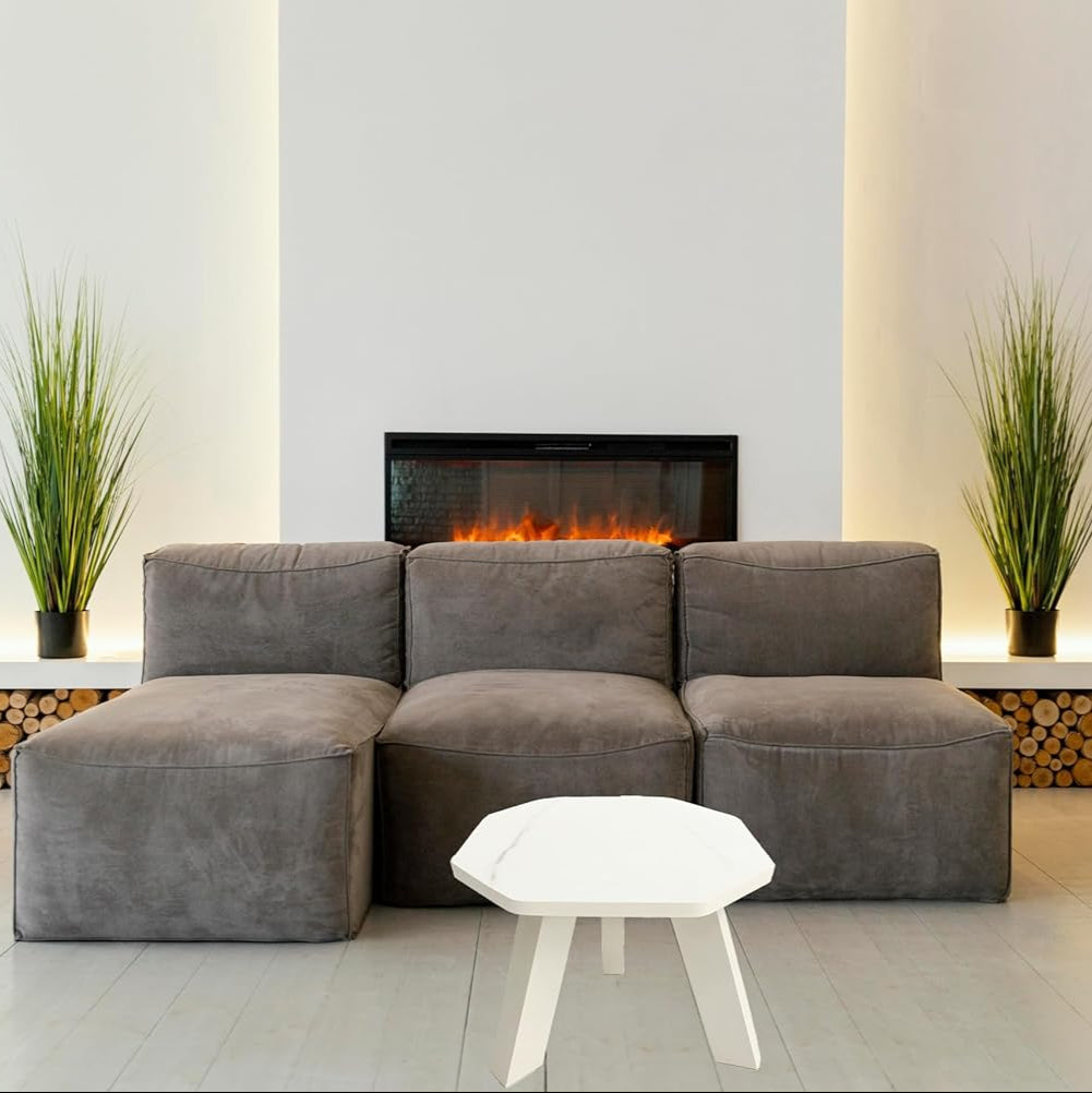 Foldable Mini Hexagonal Side Table Sturdy Legs, Perfect for Living Room