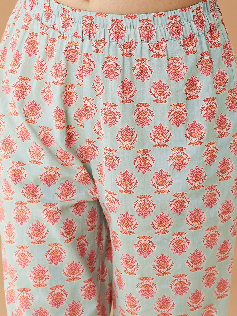 Elegant Printed Kurta Set for Girls – Casual & Festive Wear