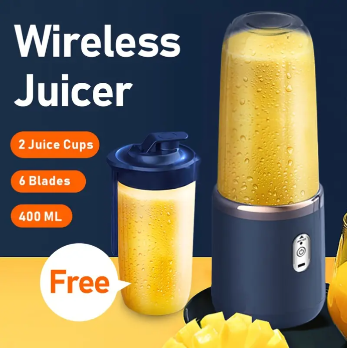 Portable Blender Mini Juicer™ | Perfect for Smoothies Shakes and Juices (400ml)