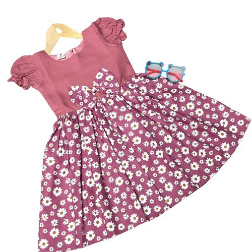Adorable Baby Girl Floral Dress – Summer Party Outfit