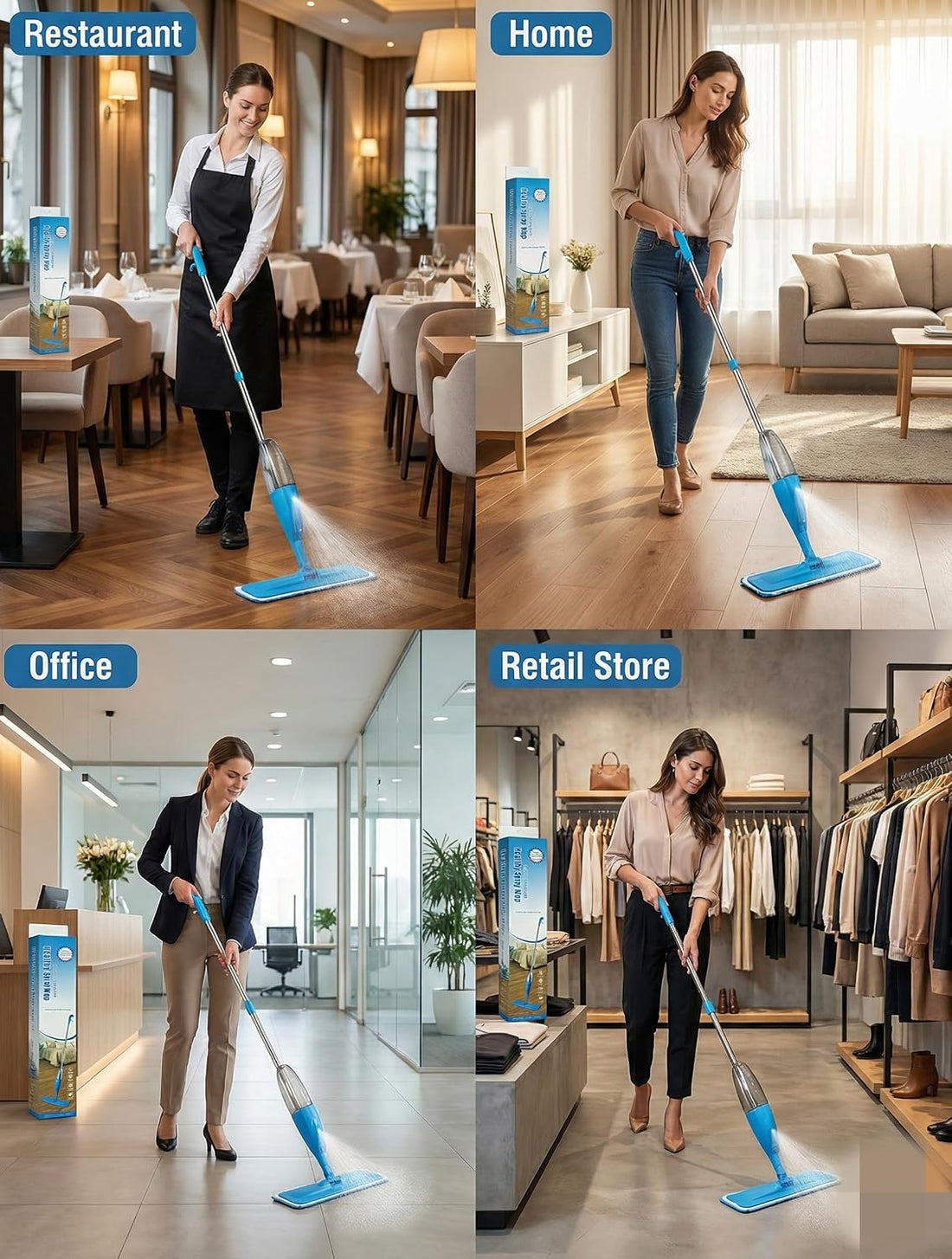 EasyClean Floor Spray Mop