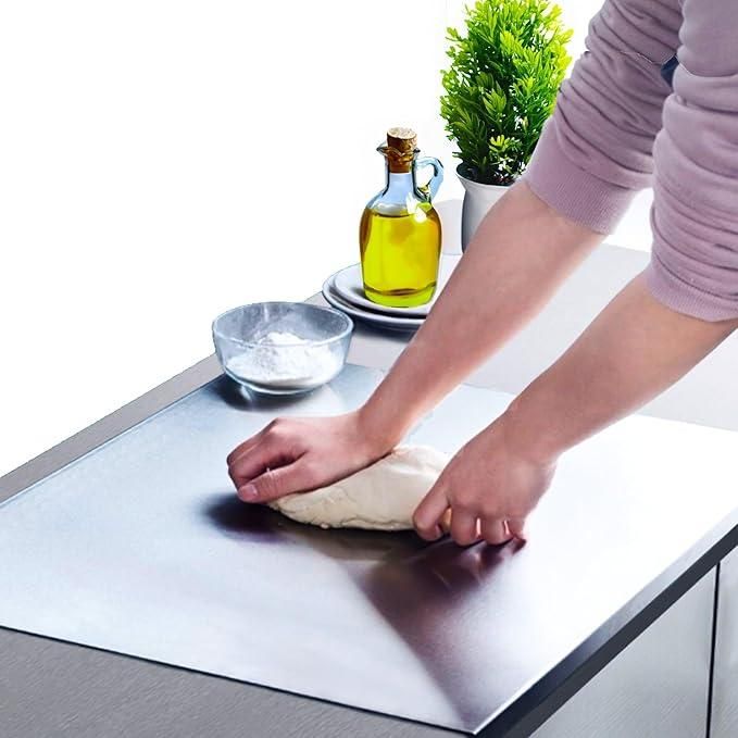 Scratch Less Stainless Steel Kitchen Chopping Board