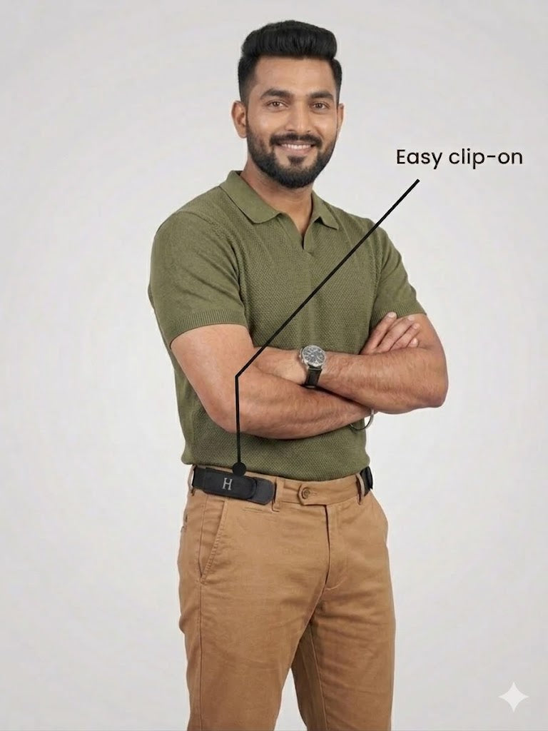 Unisex FlexHold Buckleless Belt