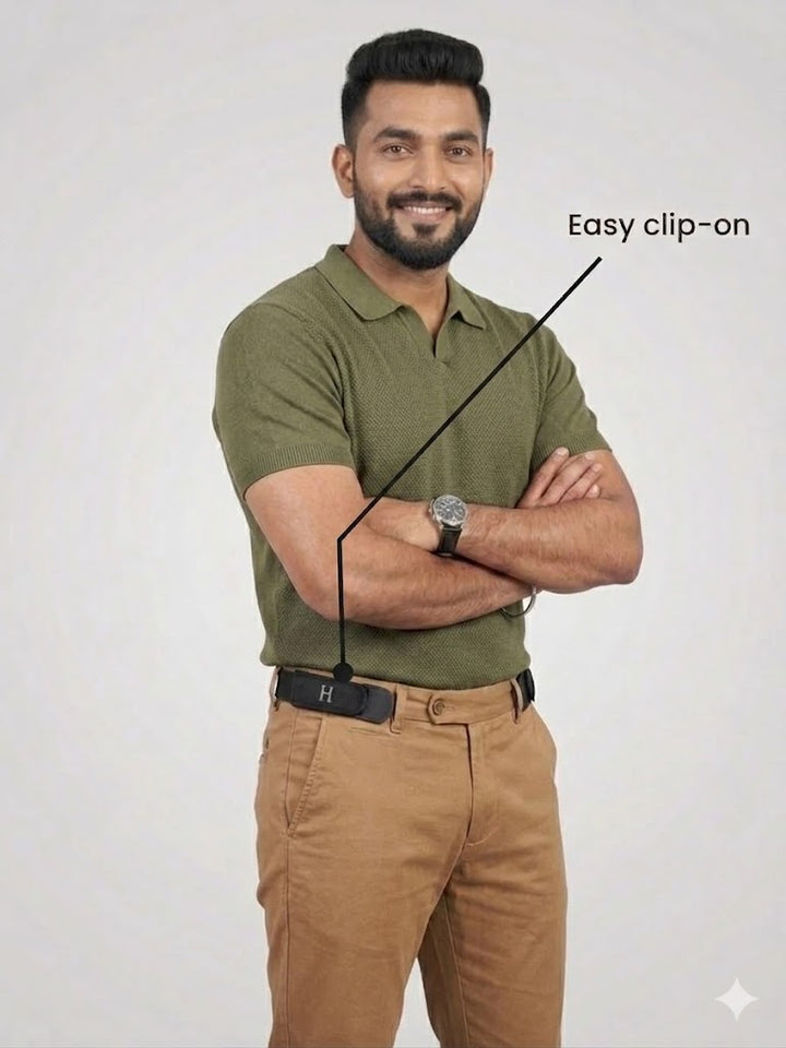 Unisex FlexHold Buckleless Belt