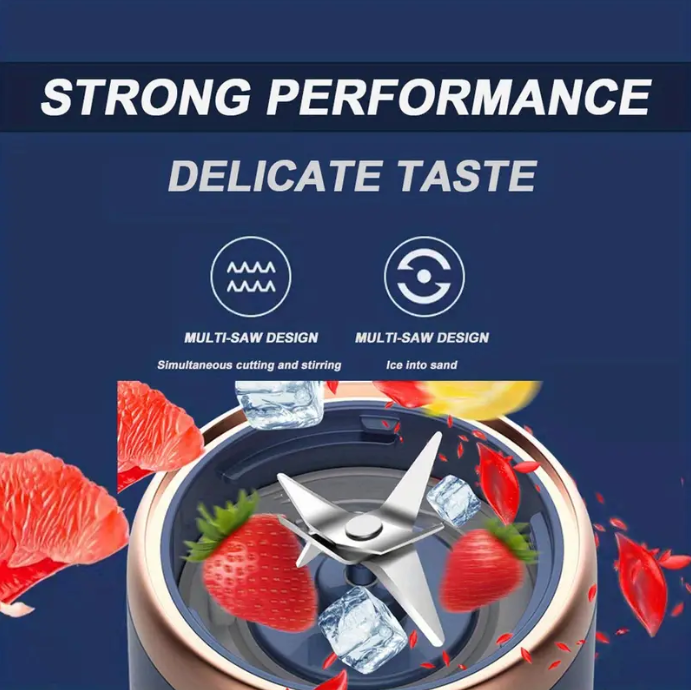 Portable Blender Mini Juicer™ | Perfect for Smoothies Shakes and Juices (400ml)