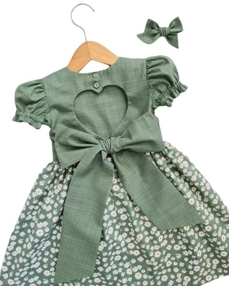 Adorable Baby Girl Floral Dress – Summer Party Outfit