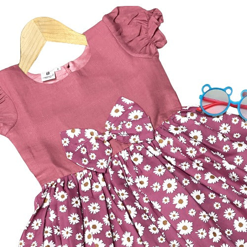 Adorable Baby Girl Floral Dress – Summer Party Outfit