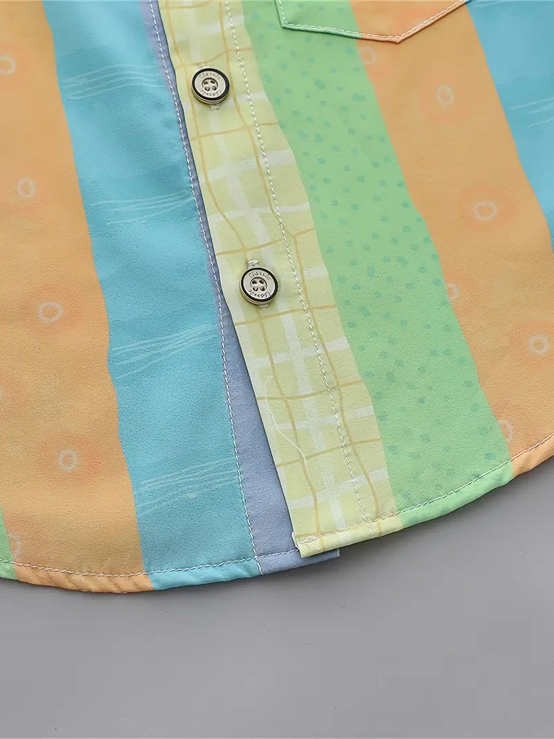 Rainbow fantastic colorful shirt & short