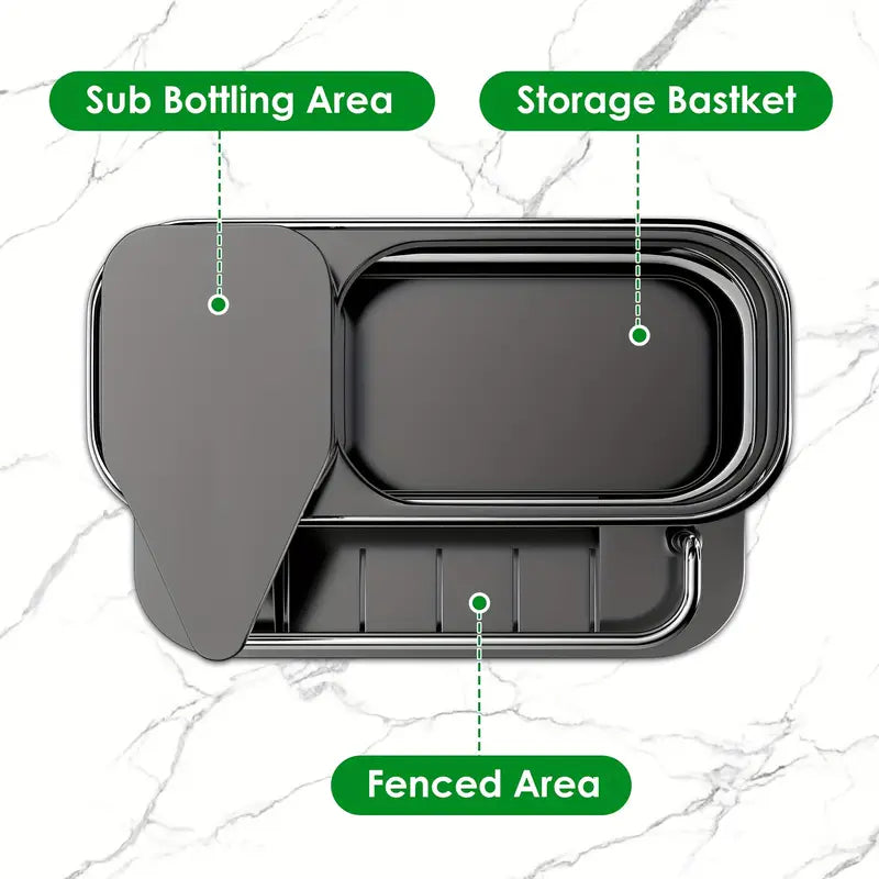 3-in-1 kitchen sink organizer