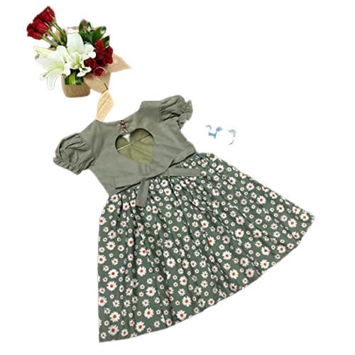 Adorable Baby Girl Floral Dress – Summer Party Outfit