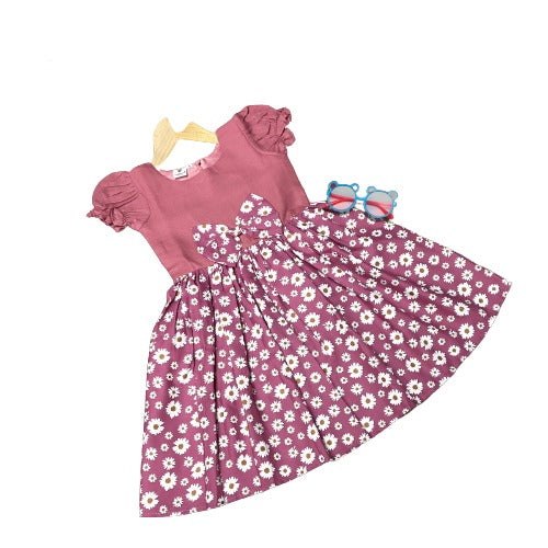 Adorable Baby Girl Floral Dress – Summer Party Outfit