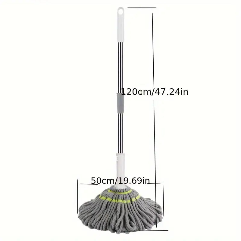 Self-Wringing Twist Mop + Toilet & Gap Cleaning