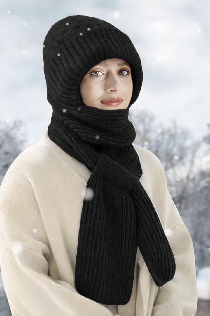 Integrated Ear Protection Windproof Cap Scarf