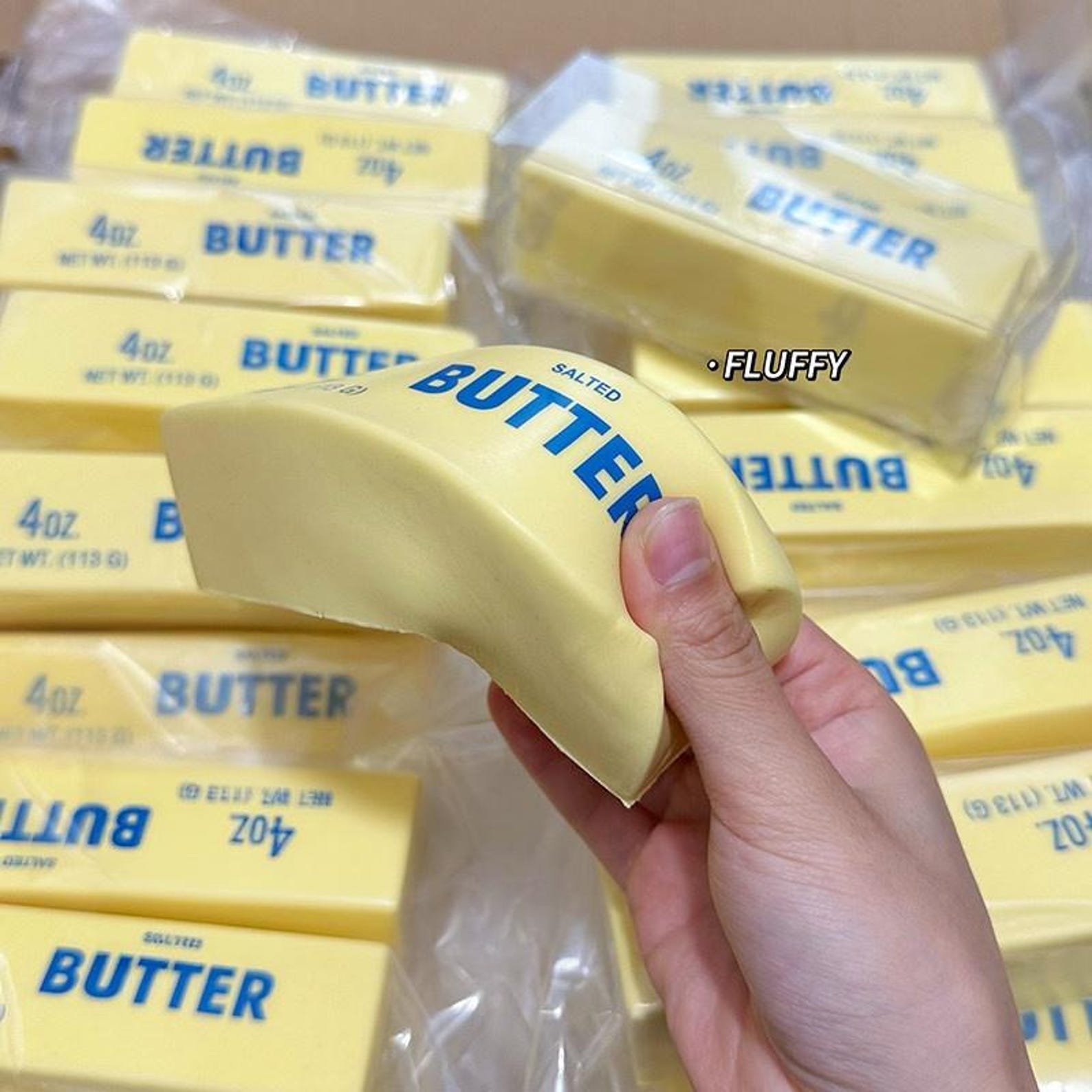 Realistic Butter Squishy Toy – Slow Rising Squeeze Sensory Fidget