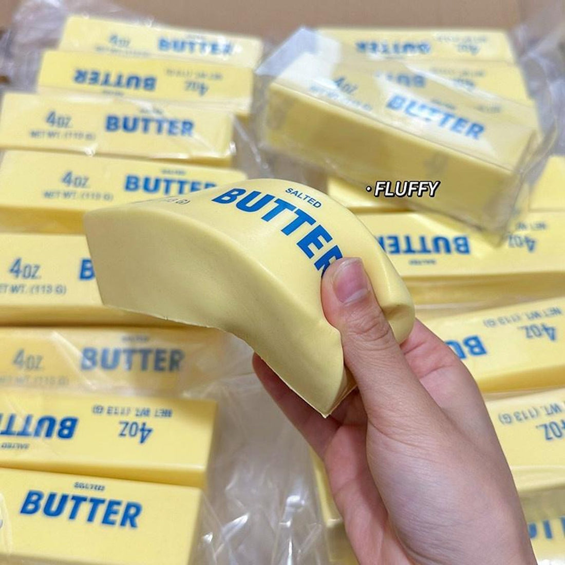 Realistic Butter Squishy Toy – Slow Rising Squeeze Sensory Fidget