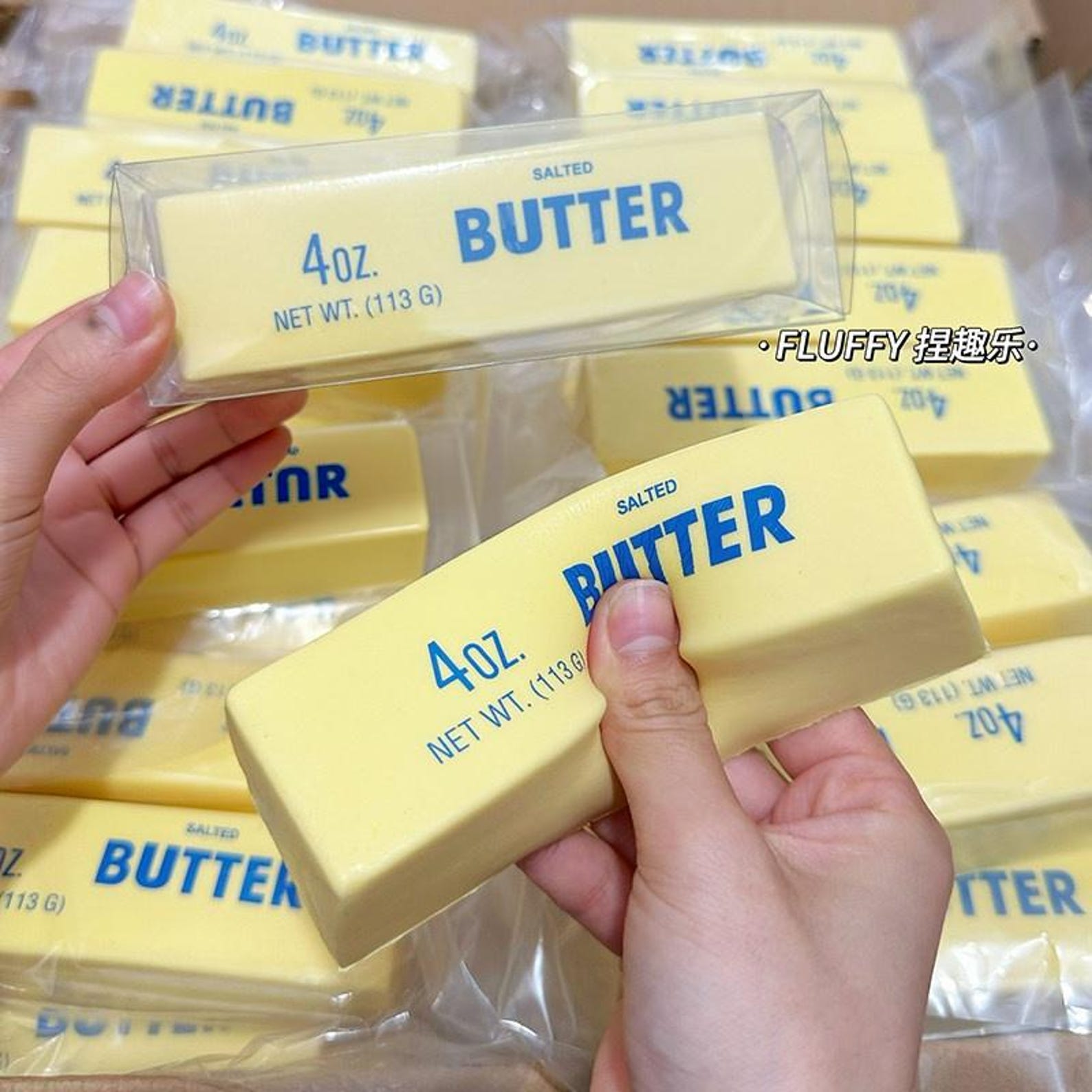 Realistic Butter Squishy Toy – Slow Rising Squeeze Sensory Fidget