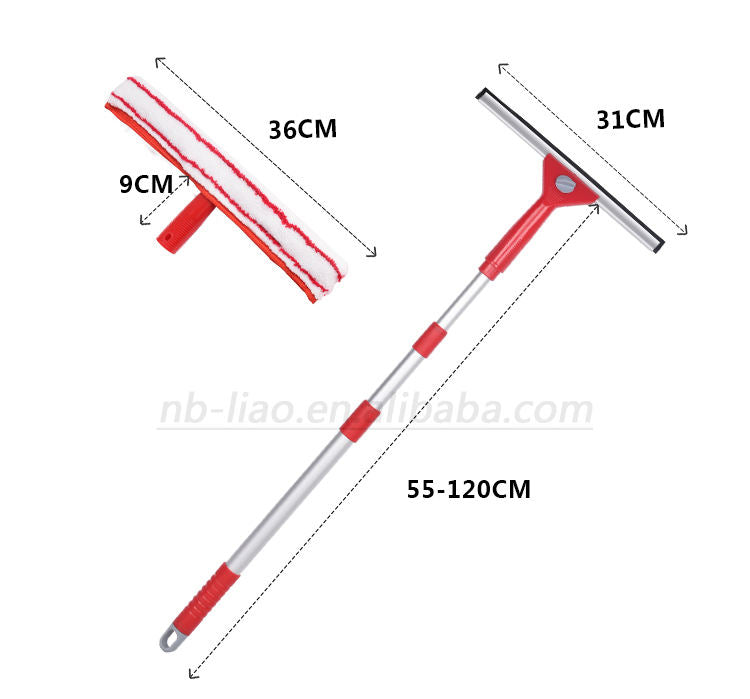 Magic Window Cleaning Tool with Microfiber Mop