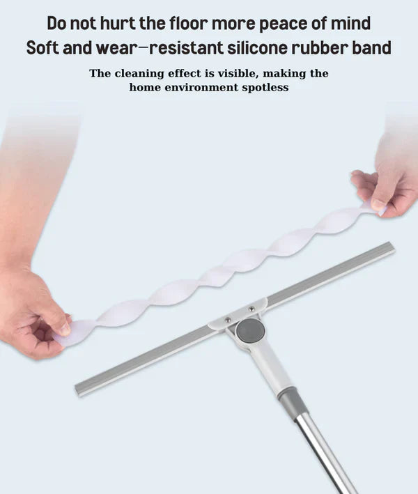 The Multifunctional Broom - Sweeps And Wipes All Surfaces (180° Rotatable) + Toilet & Gap Cleaning Brush (FREE)