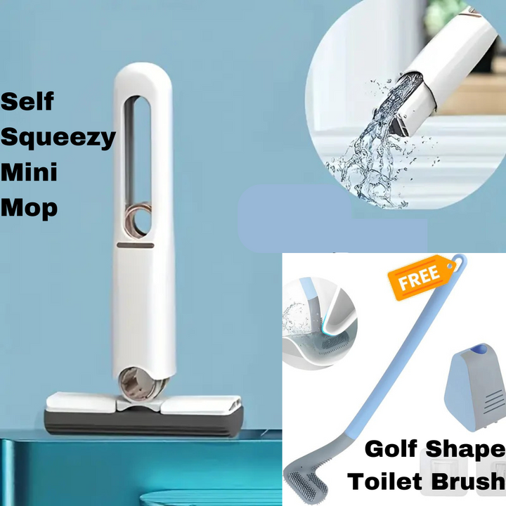 Self Squeezy mini mop + Golf brush free