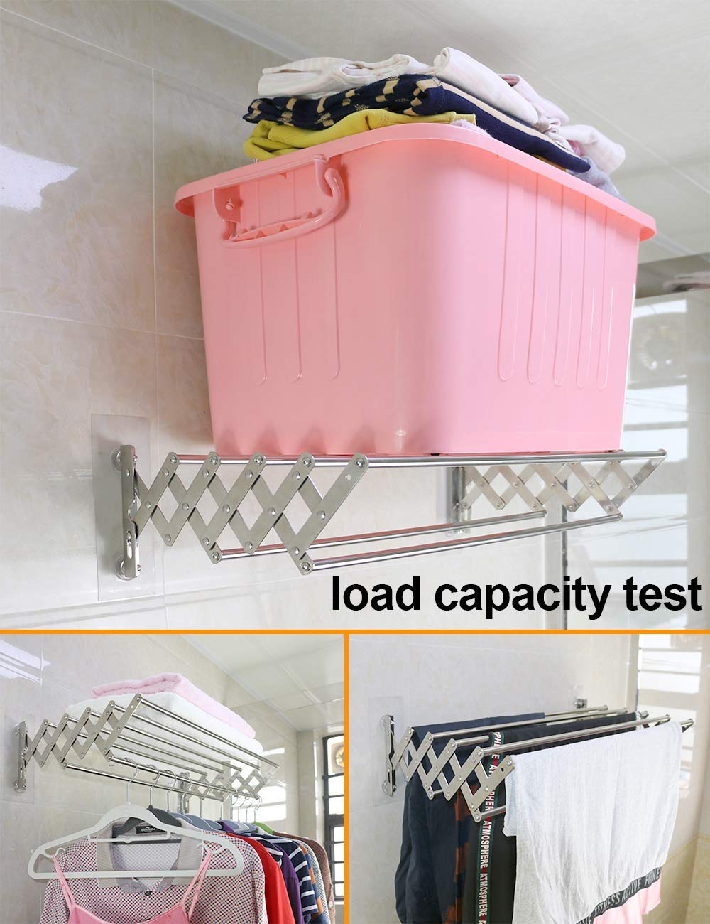 Foldable Wall Mount Cloth Dryer Racks