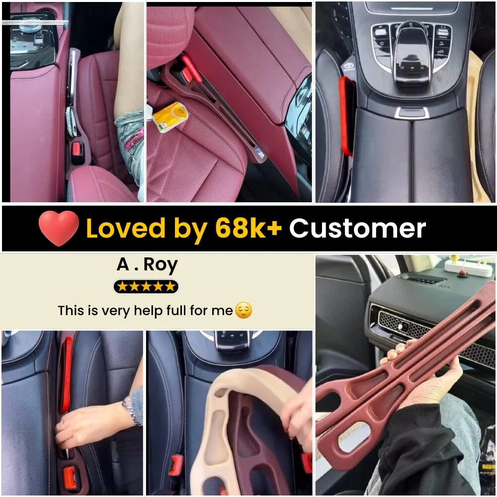 Car Seat Gap Stopper - No More Dropping Phones & Keys ( Buy 1 Get 1 FREE )