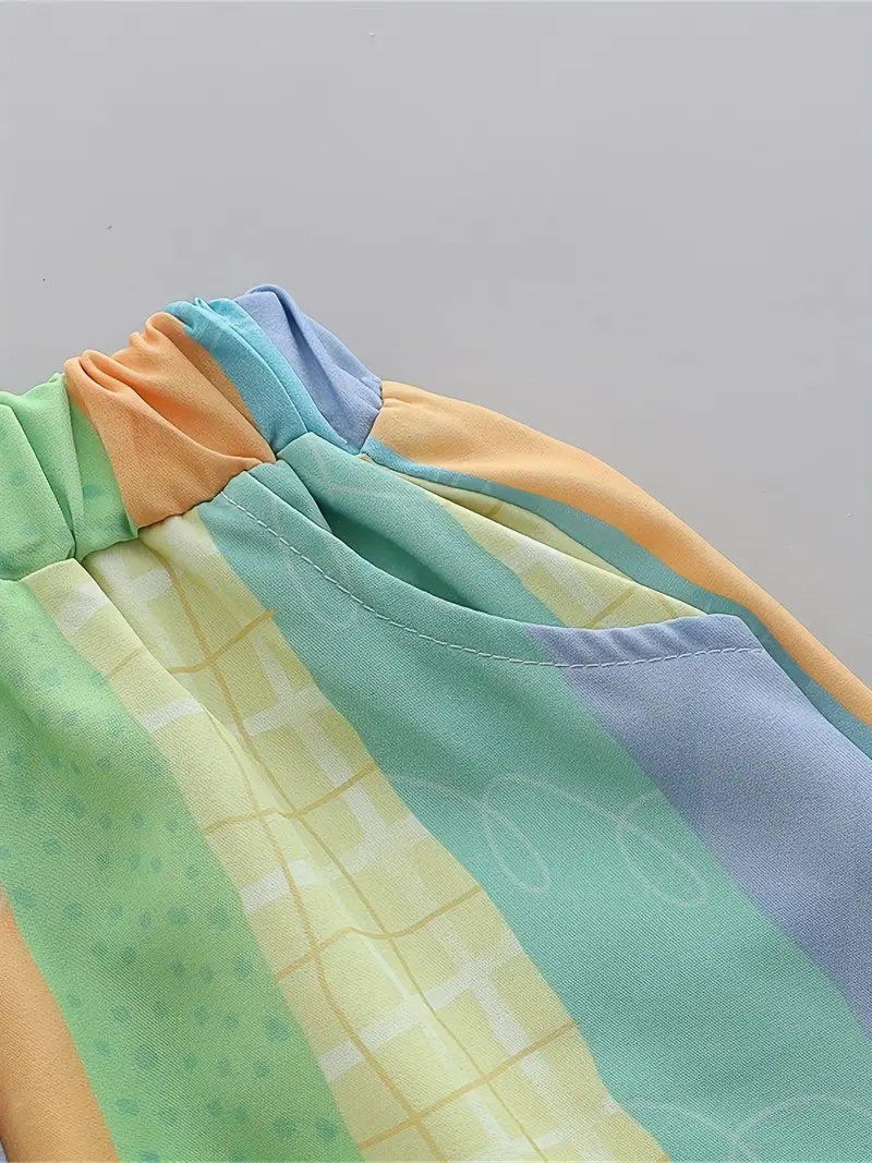 Rainbow fantastic colorful shirt & short