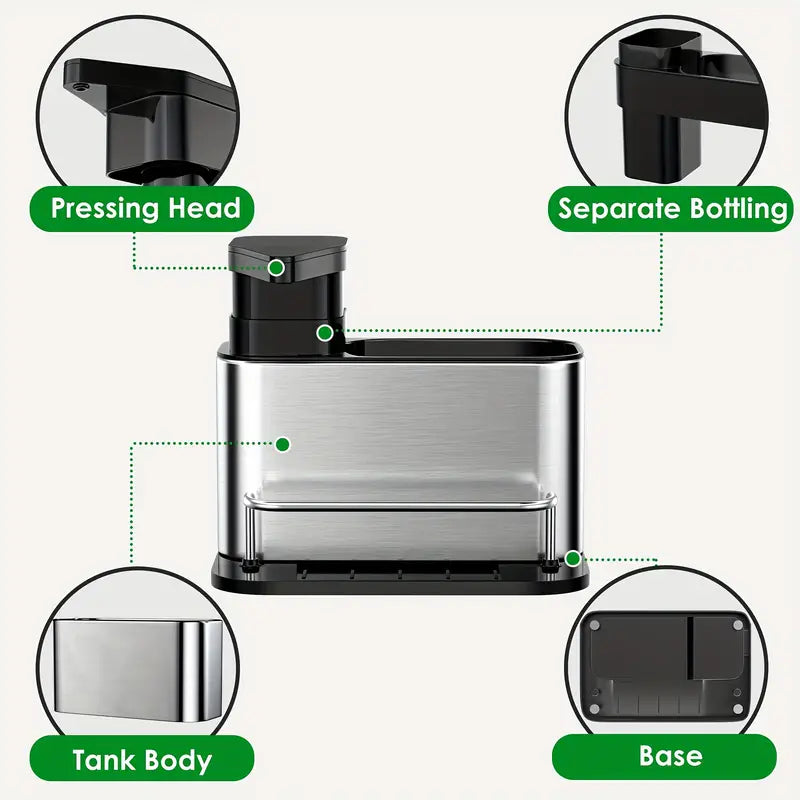 3-in-1 kitchen sink organizer