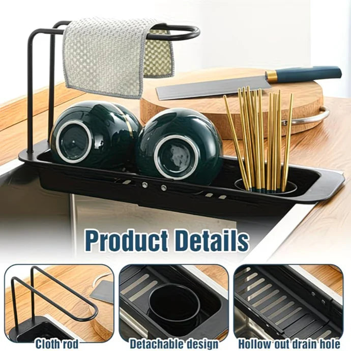 DrainNest Expandable Sink Rack