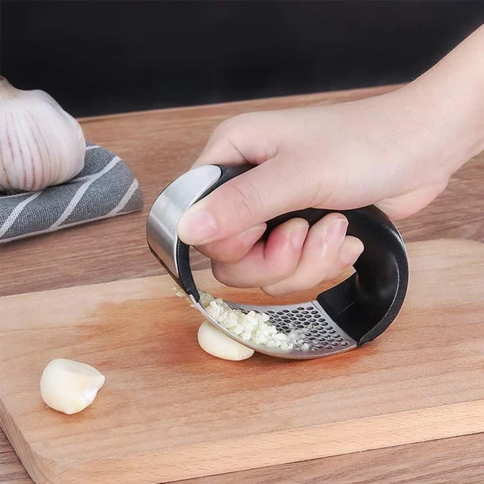 PowerPress Stainless Steel Garlic Crusher - Buy 1 Get 1 Free