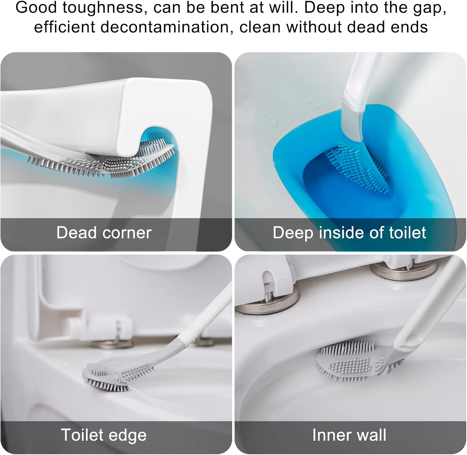 The Multifunctional Broom - Sweeps And Wipes All Surfaces (180° Rotatable) + Toilet & Gap Cleaning Brush (FREE)