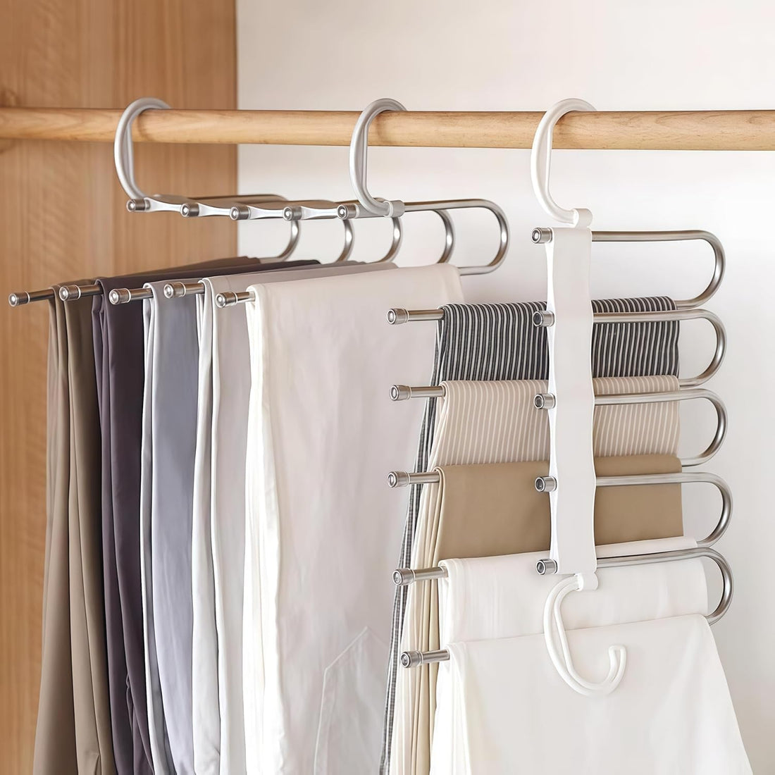5-in-1 Space-Saving Cloth Hanger