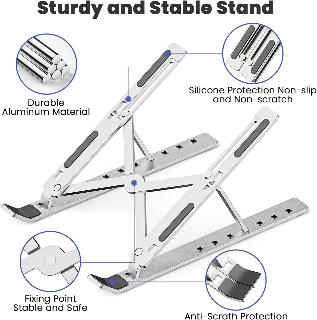 Portable Aluminum Laptop Stand