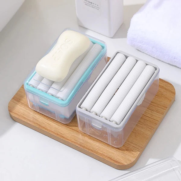 (Pack   Of   2)   Laundry   Rolling   Soap   Bar   Dispenser