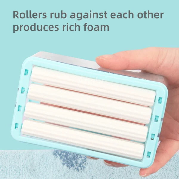(Pack   Of   2)   Laundry   Rolling   Soap   Bar   Dispenser