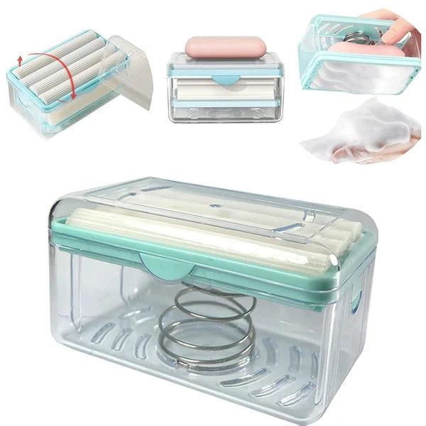(Pack   Of   2)   Laundry   Rolling   Soap   Bar   Dispenser