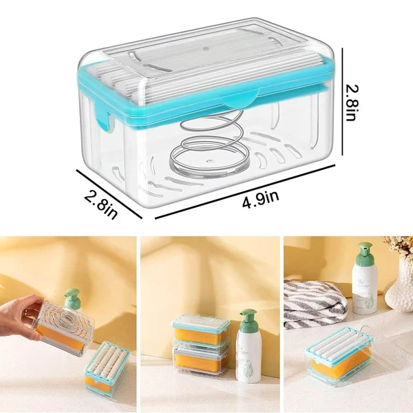 (Pack   Of   2)   Laundry   Rolling   Soap   Bar   Dispenser