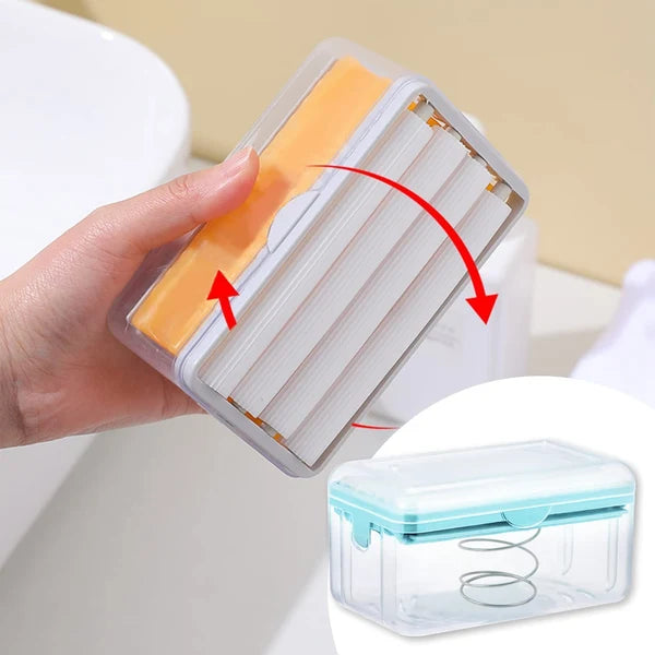 (Pack   Of   2)   Laundry   Rolling   Soap   Bar   Dispenser