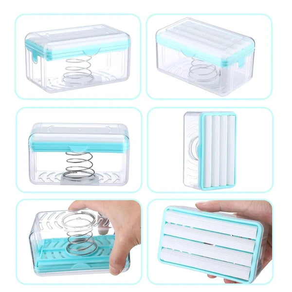 (Pack   Of   2)   Laundry   Rolling   Soap   Bar   Dispenser