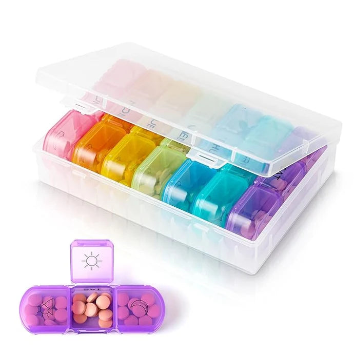 7 Days Rainbow Pill Organiser