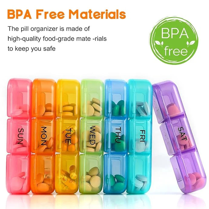 7 Days Rainbow Pill Organiser