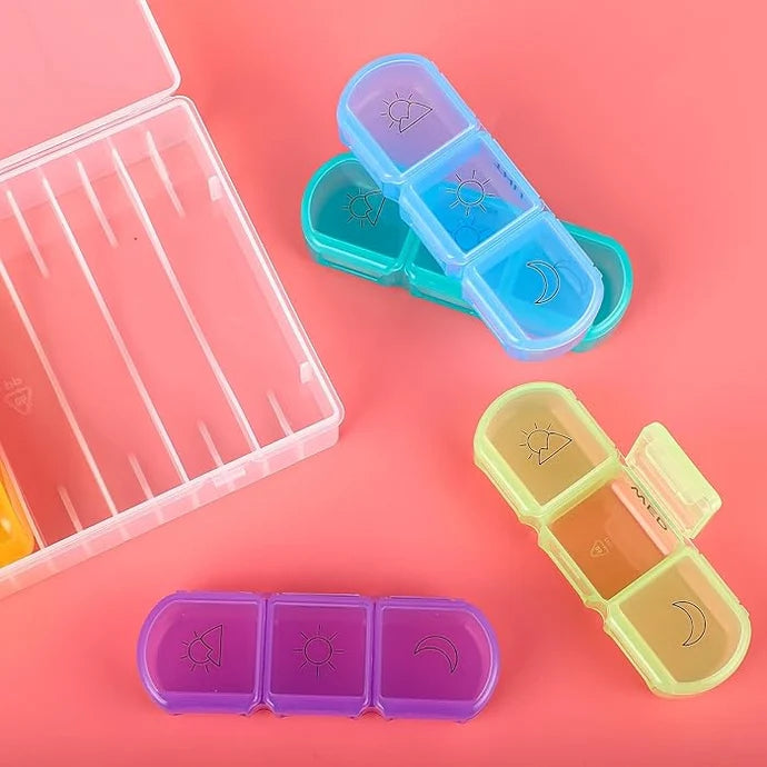 7 Days Rainbow Pill Organiser