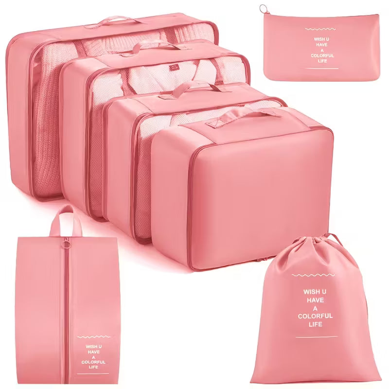 7-in-1 Travel Organizer Packing Cubes Set